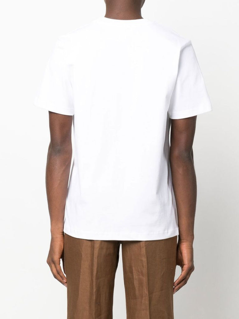 White Aiiiiir Print Organic Cotton T-shirt