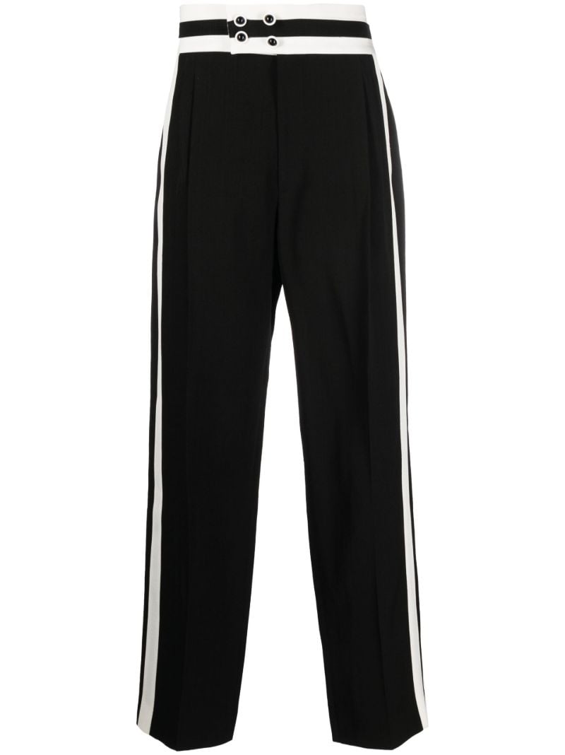 Black Cumberbund Trousers