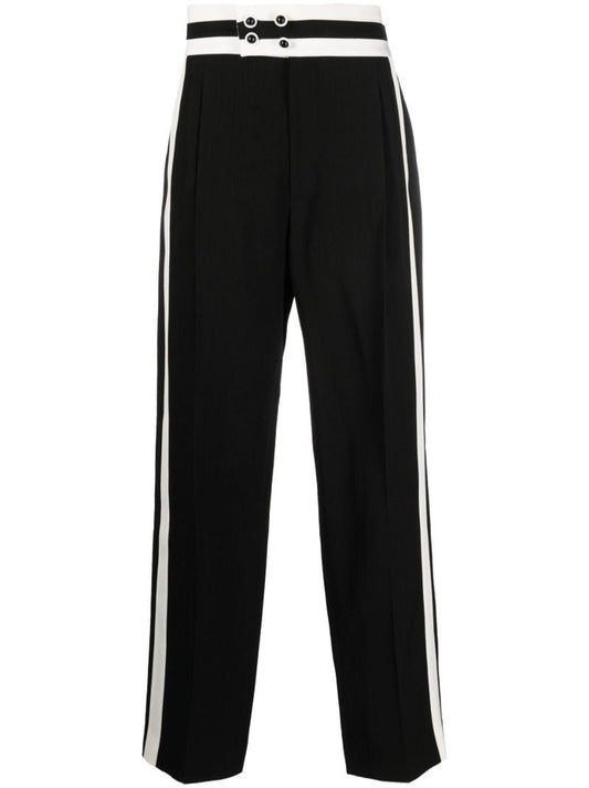Black Cumberbund Trousers