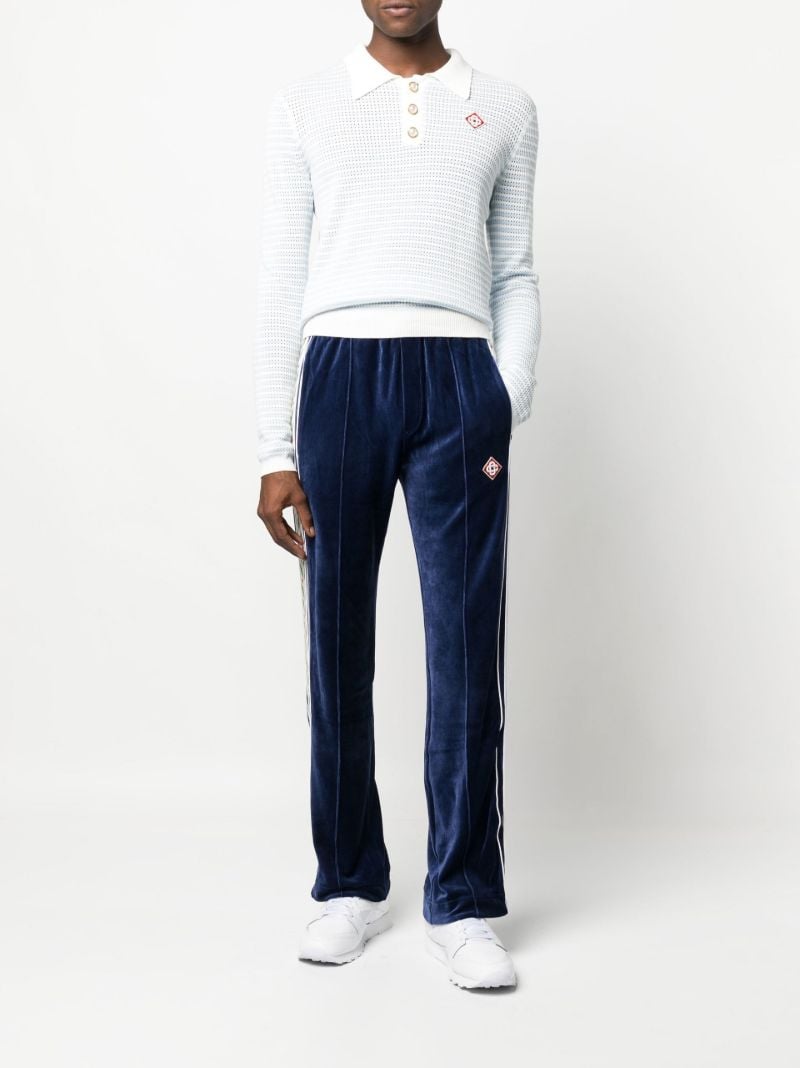 Blue Laurel Track Pants