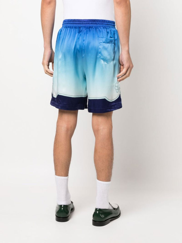 Blue Archway Place VendÃ_x0083_Â´me Silk Shorts