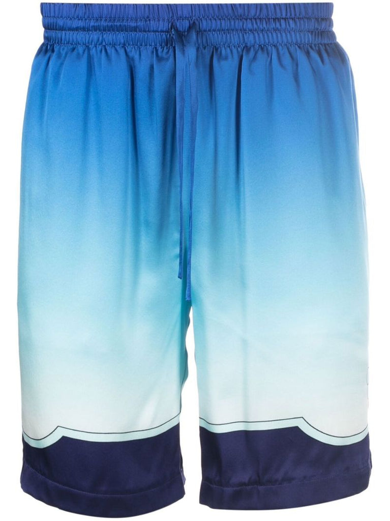 Blue Archway Place VendÃ_x0083_Â´me Silk Shorts