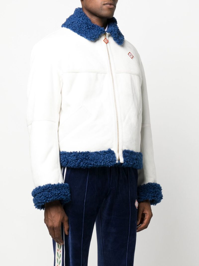 White Aviator Jacket