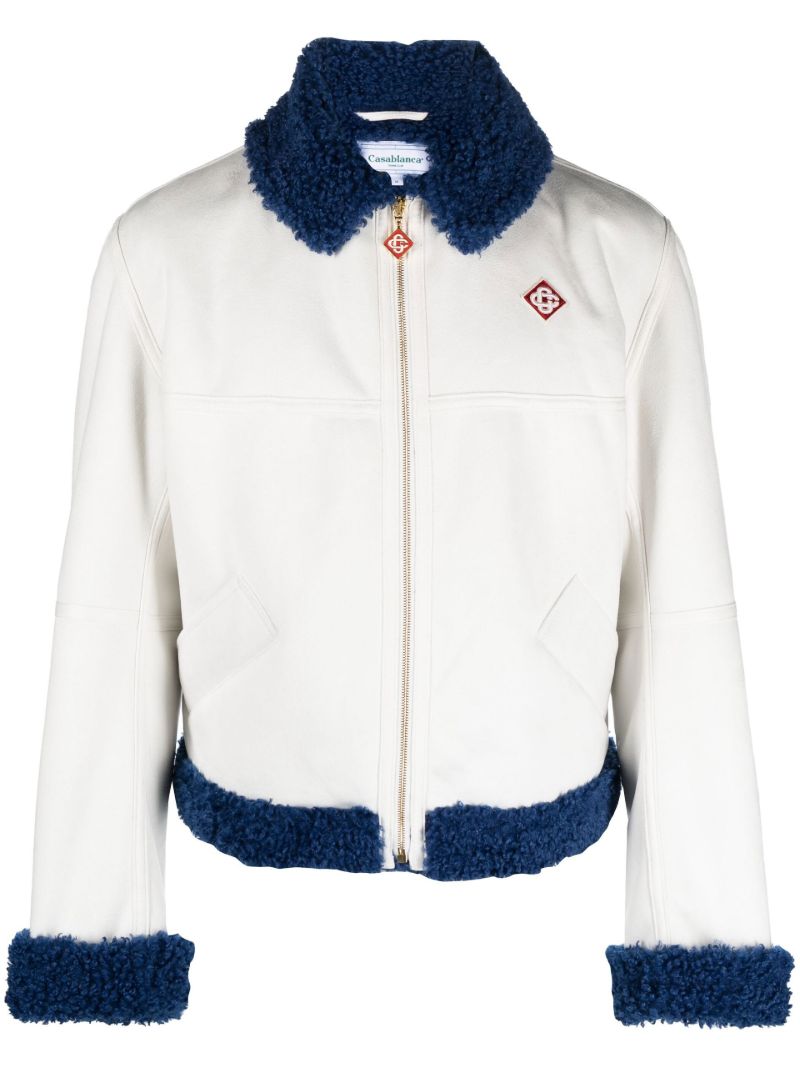 White Aviator Jacket