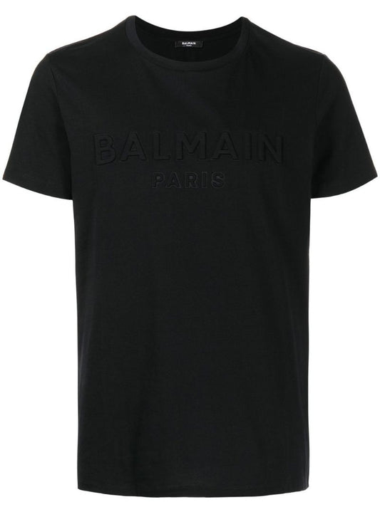 Black Embossed Logo T-shirt