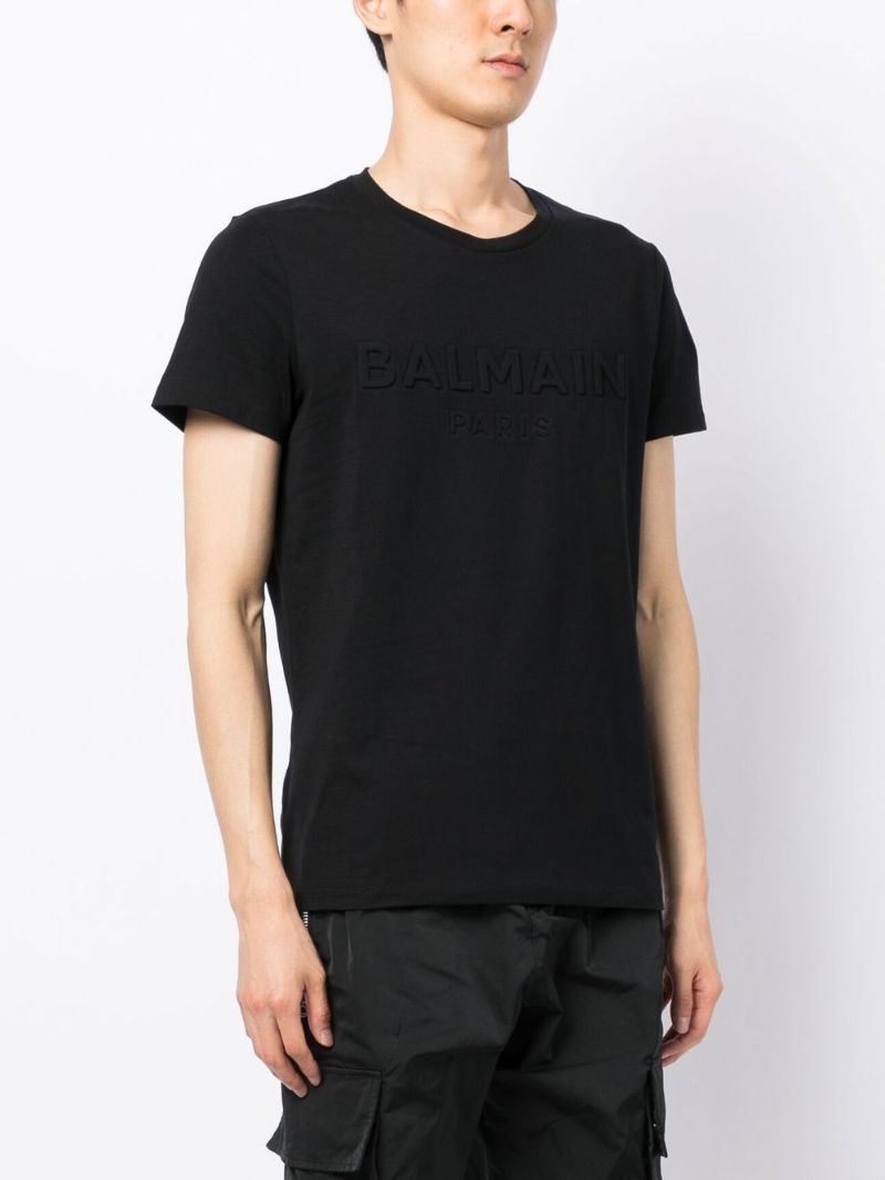 Black Embossed Logo T-shirt