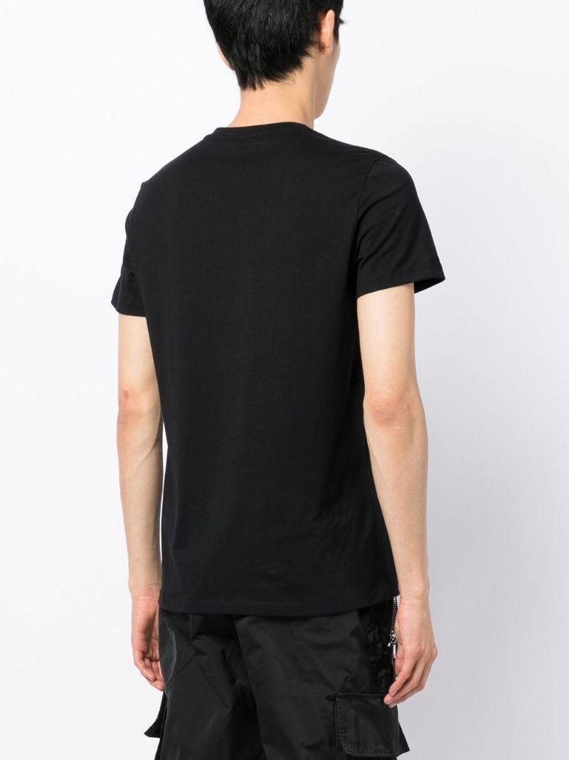 Black Embossed Logo T-shirt