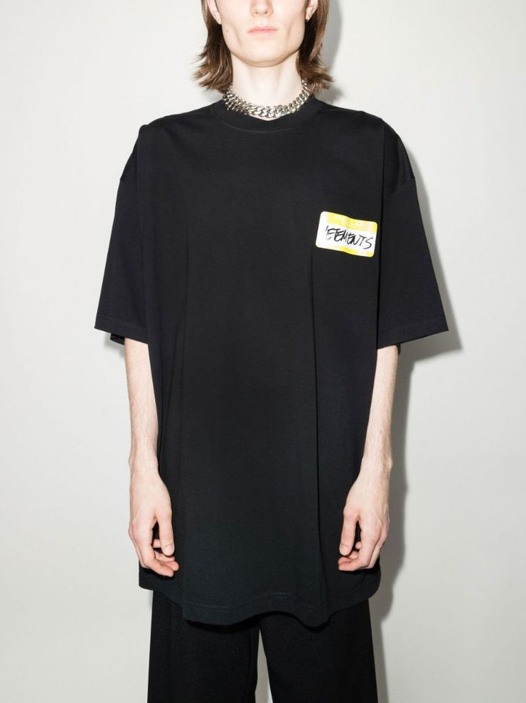 Black My Name Is Cotton T-shirt