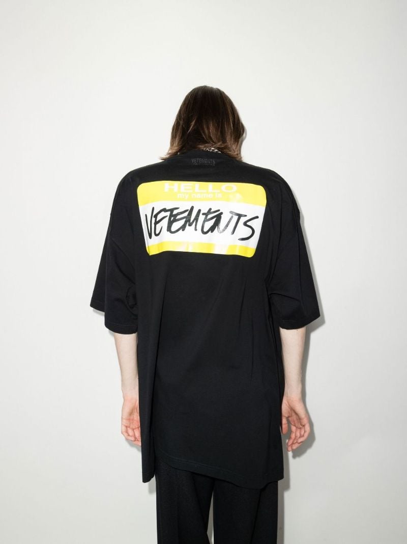 Black My Name Is Cotton T-shirt