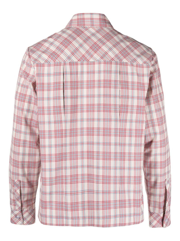 Neutral Gingham Print Shirt