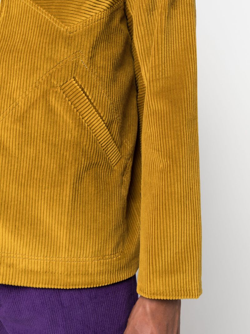 Brown Corduroy Shirt Jacket