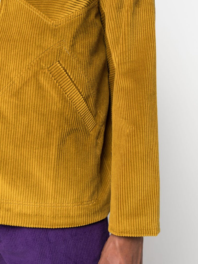 Brown Corduroy Shirt Jacket