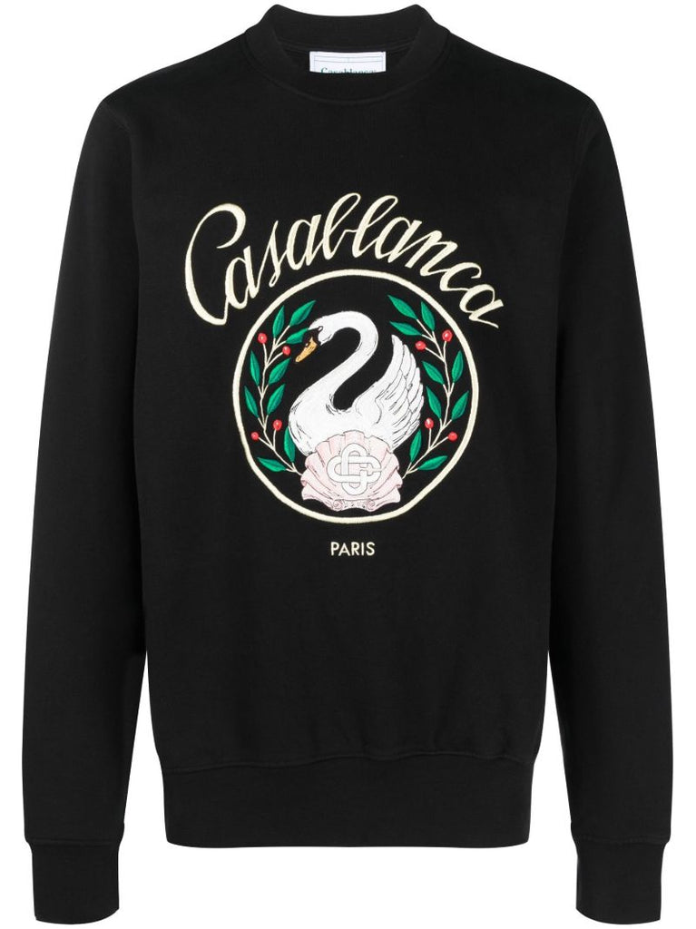 Black Emblem De Cygne Sweatshirt