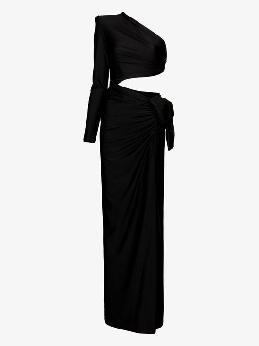 Black Cutout Maxi Dress