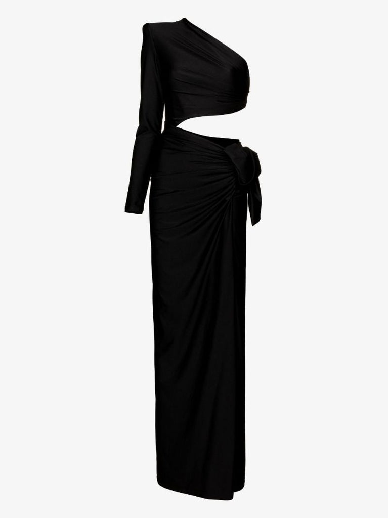 Black Cutout Maxi Dress