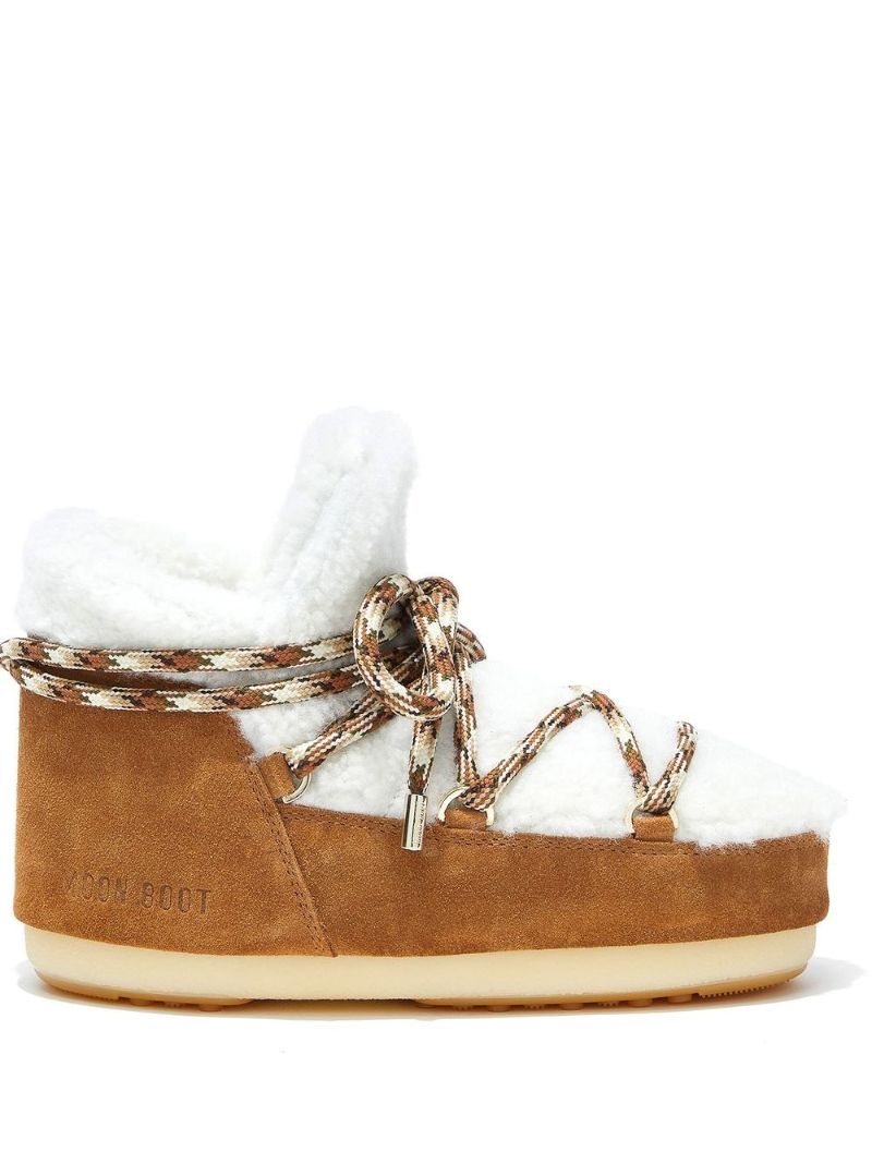 Brown Lab69 Icon Shearling Pumps