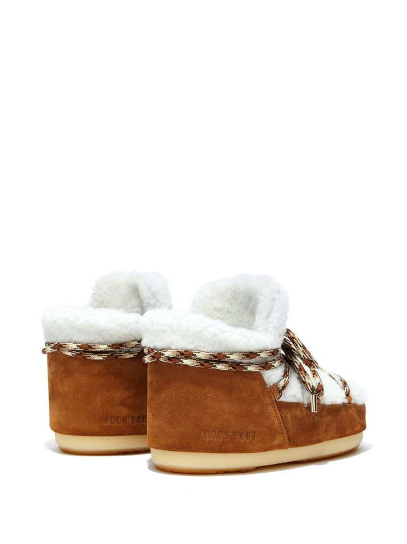 Brown Lab69 Icon Shearling Pumps