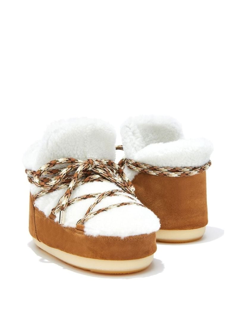 Brown Lab69 Icon Shearling Pumps