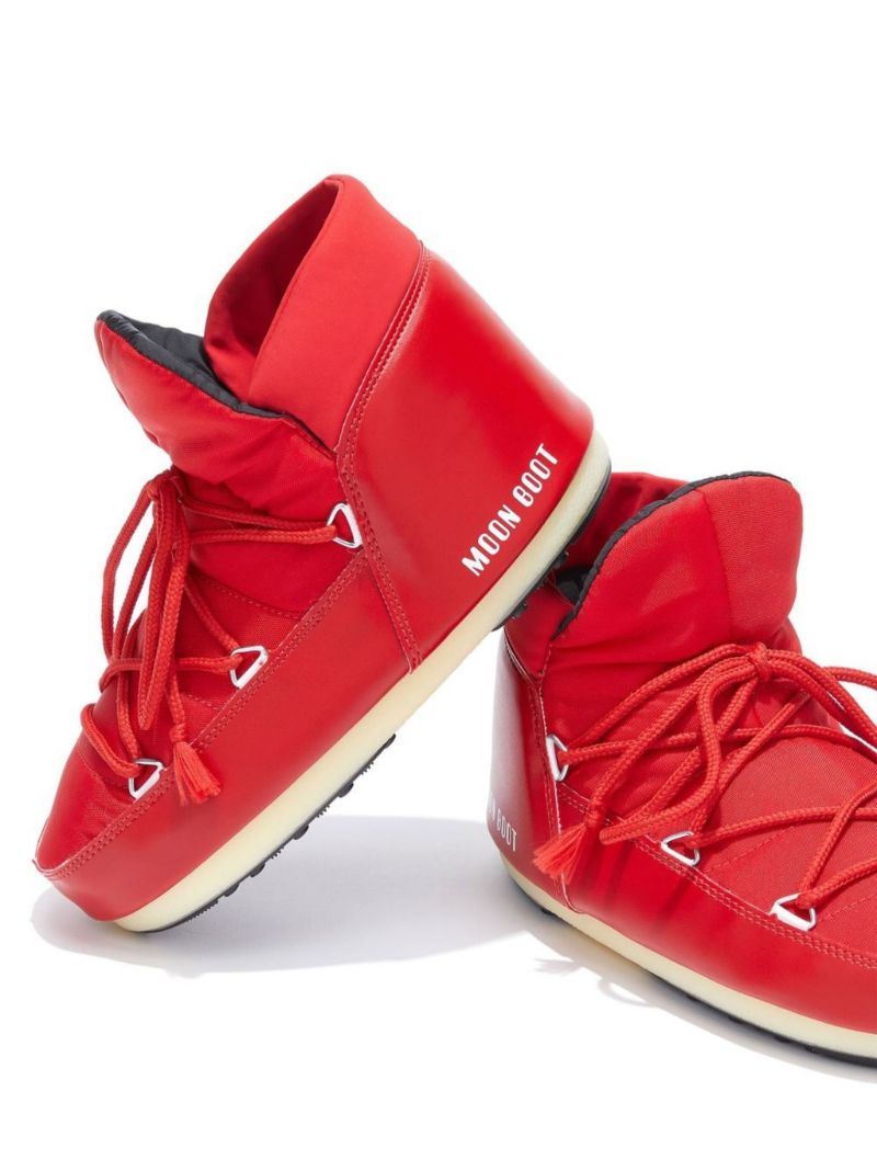 Red Icon Ankle Boots