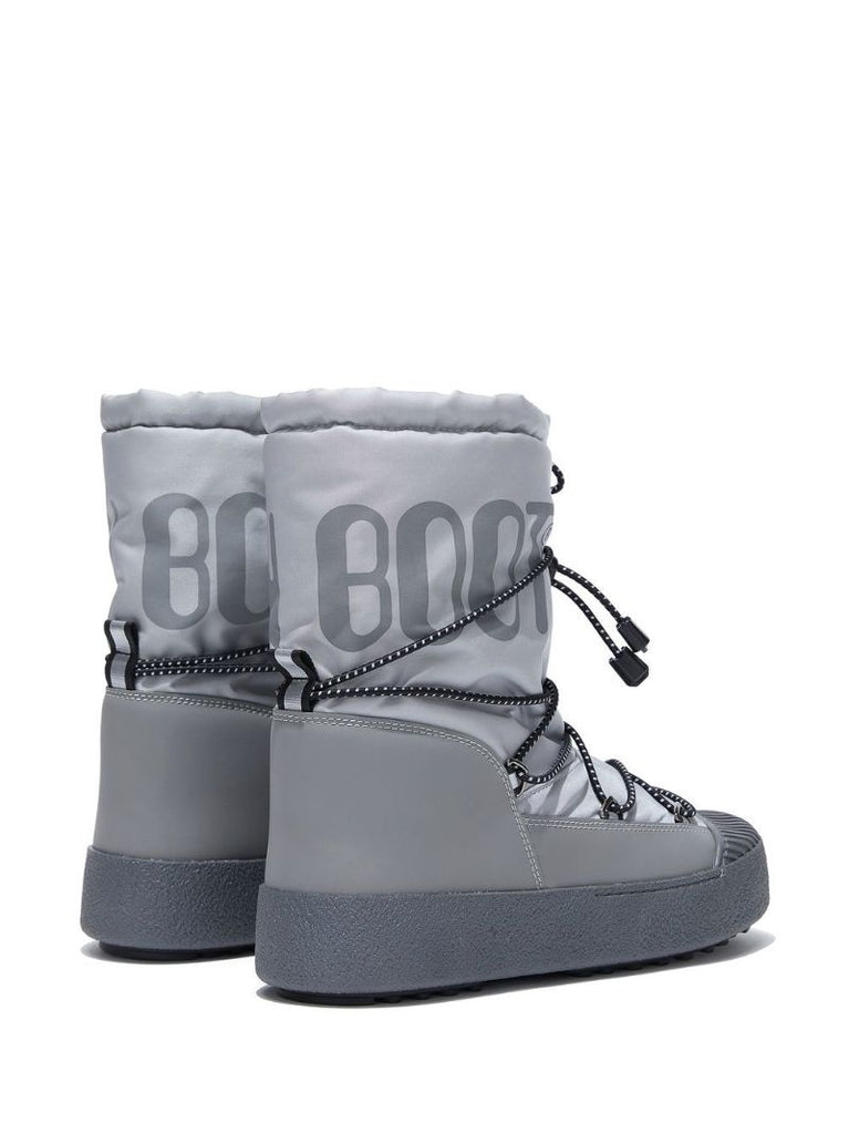 Grey Icon Low Ankle Boots