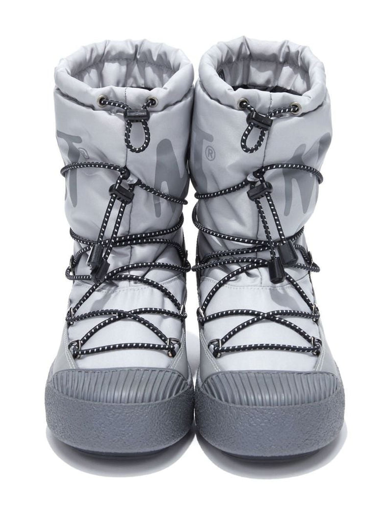 Grey Icon Low Ankle Boots