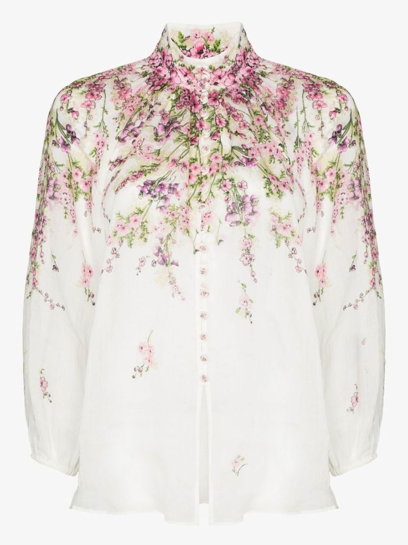 White Jude Billow Blouse