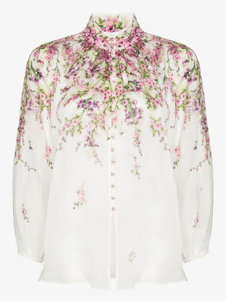 White Jude Billow Blouse
