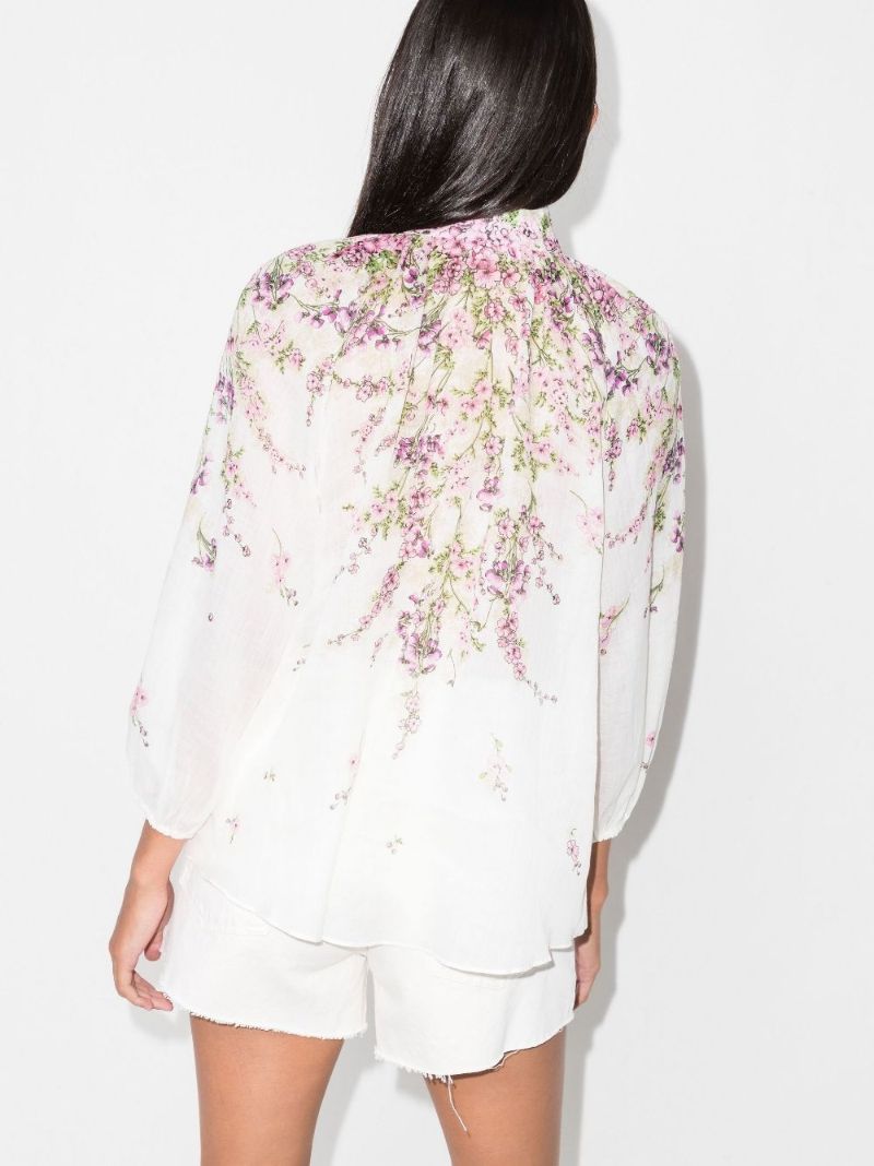 White Jude Billow Blouse