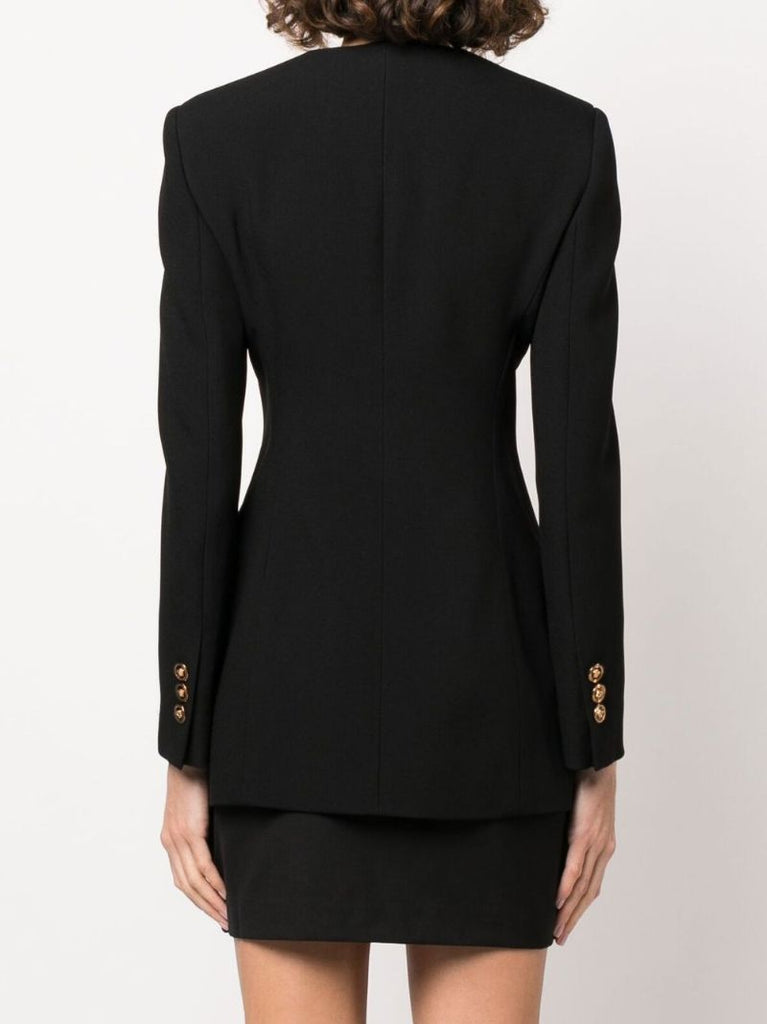 Black Medusa Cutout Jacket