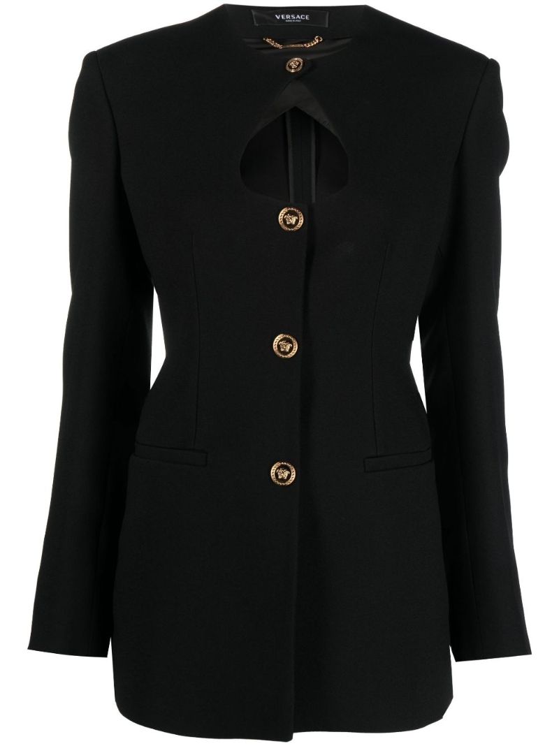 Black Medusa Cutout Jacket