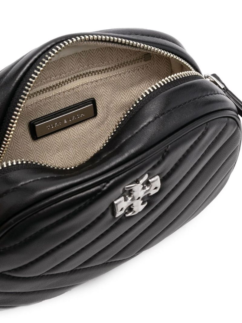 Black Kira Small Cross Body Camera Bag