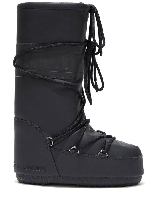 Black Icon Tall Rubber Boots
