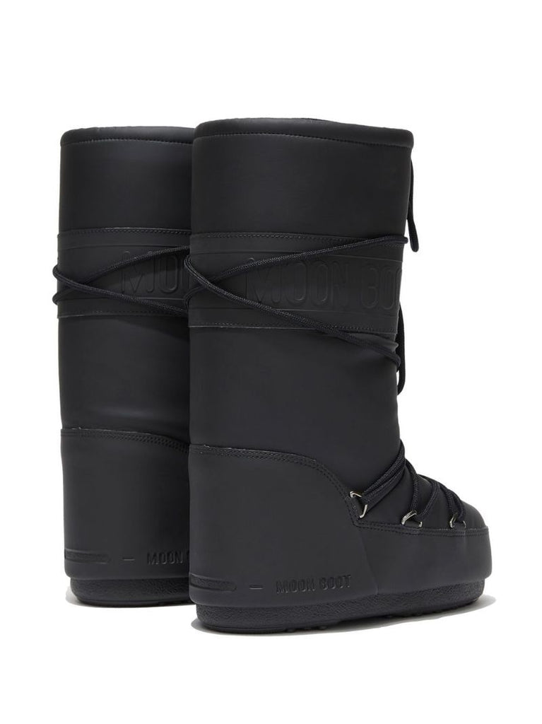 Black Icon Tall Rubber Boots