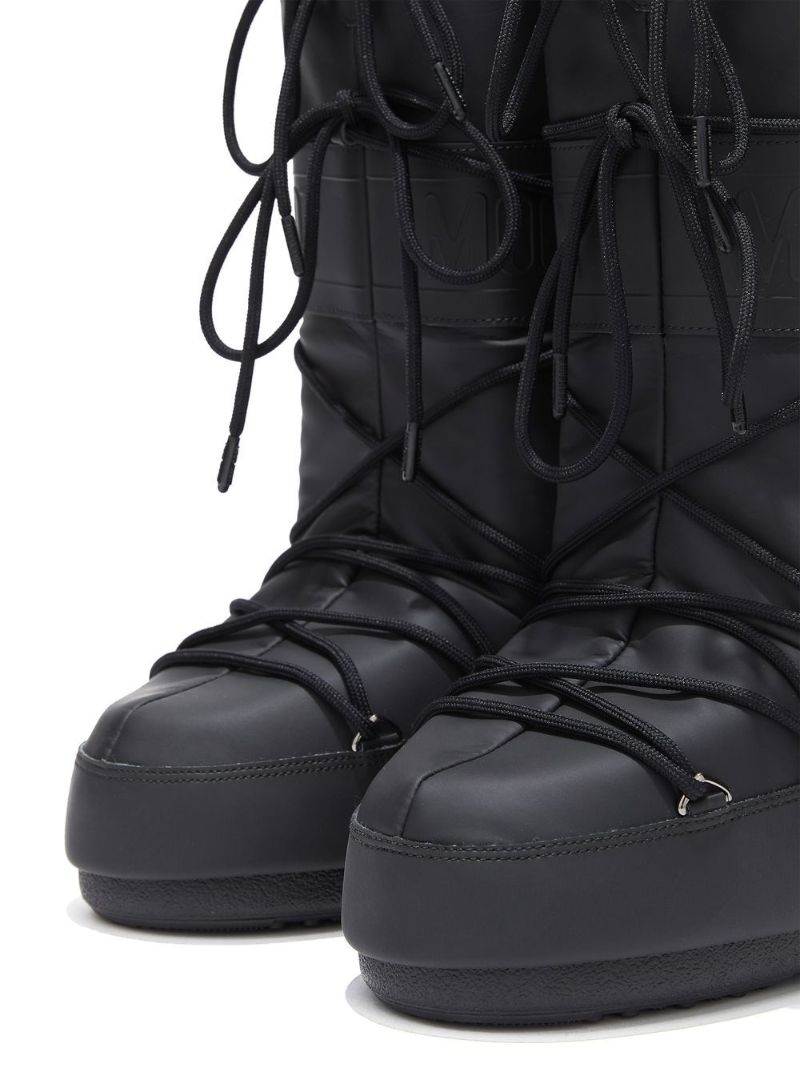 Black Icon Tall Rubber Boots