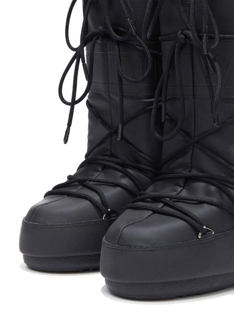 Black Icon Tall Rubber Boots