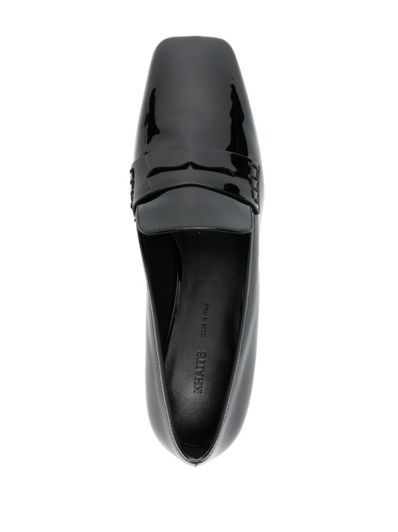 Black Carlisle Patent Leather Loafers
