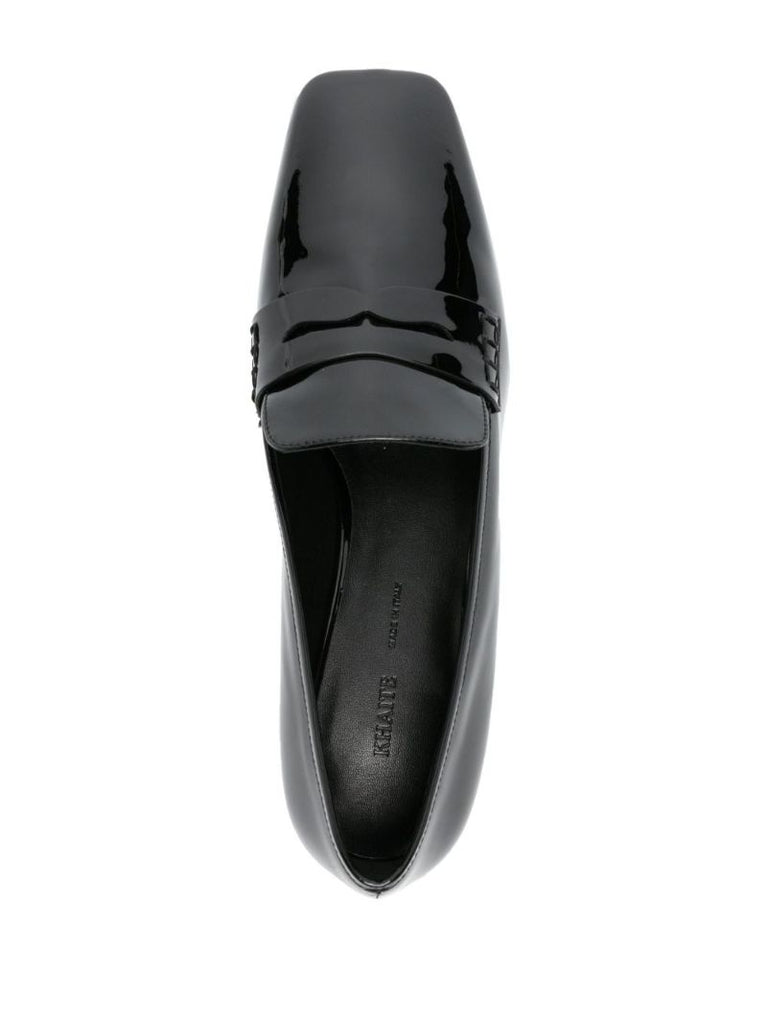 Black Carlisle Patent Leather Loafers