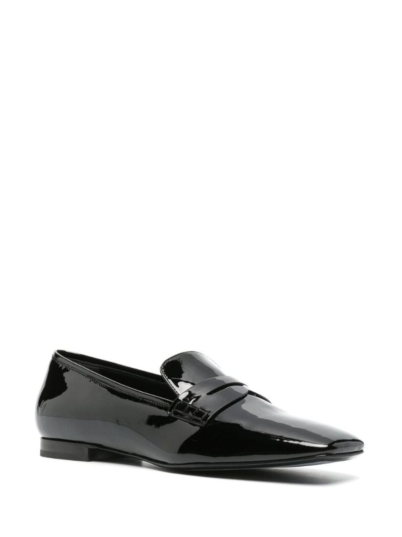 Black Carlisle Patent Leather Loafers