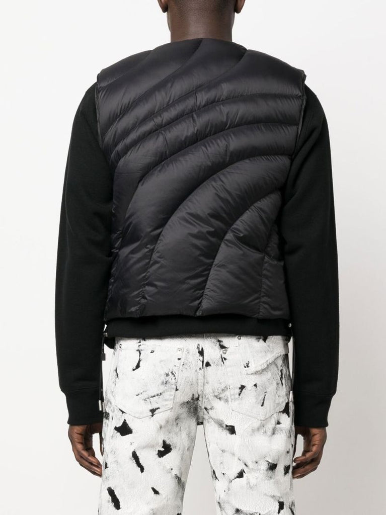 Black Padded Gilet