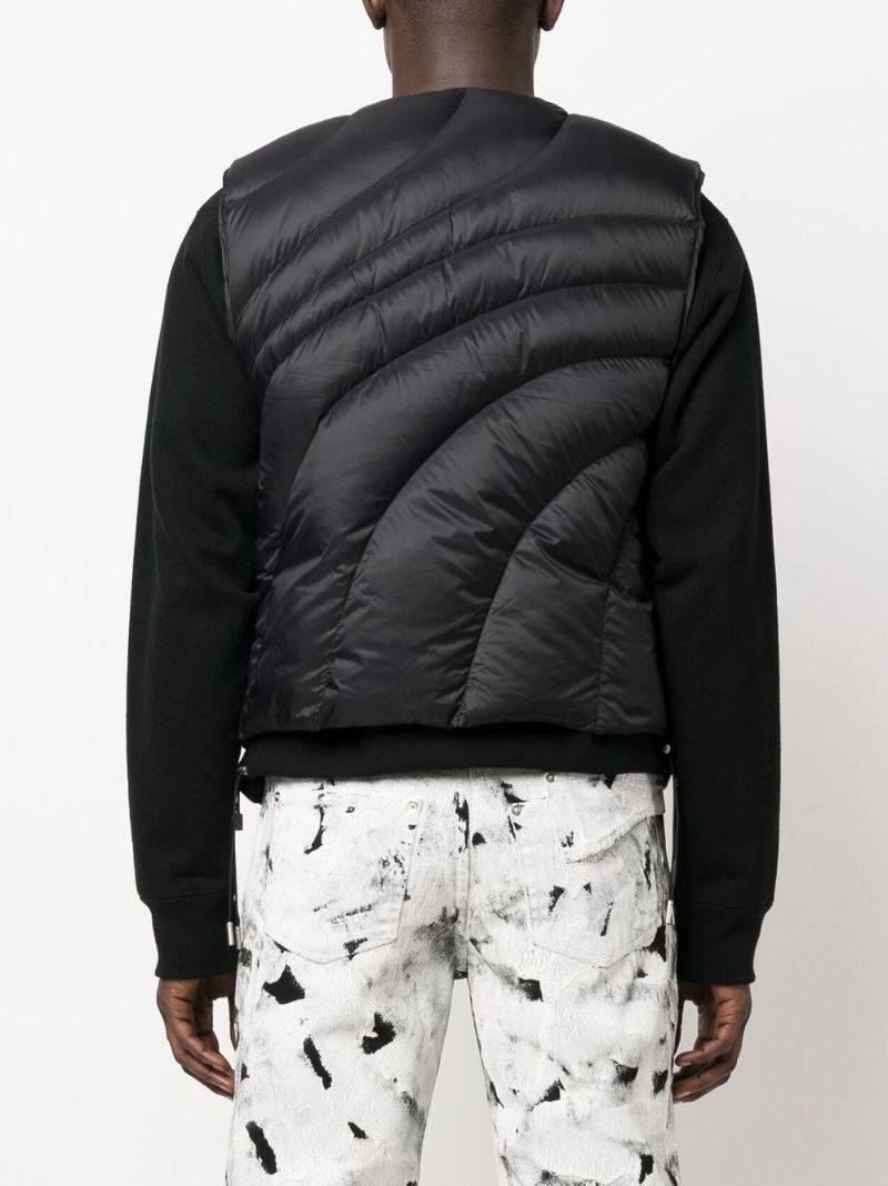 Black Padded Gilet