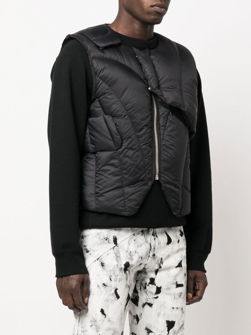 Black Padded Gilet