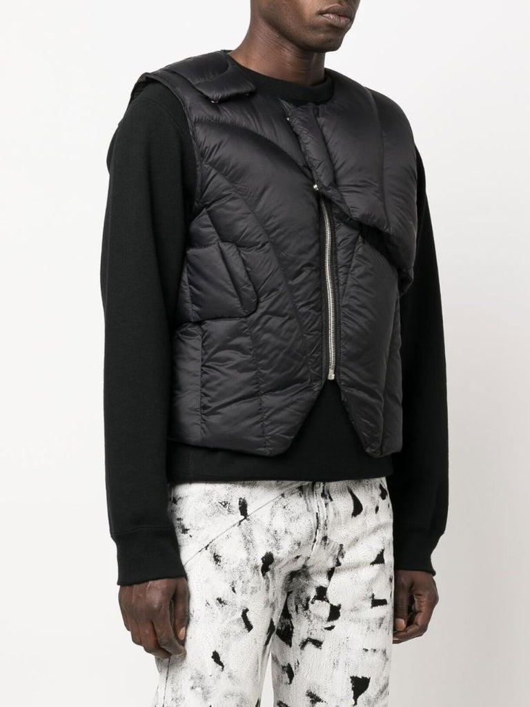 Black Padded Gilet