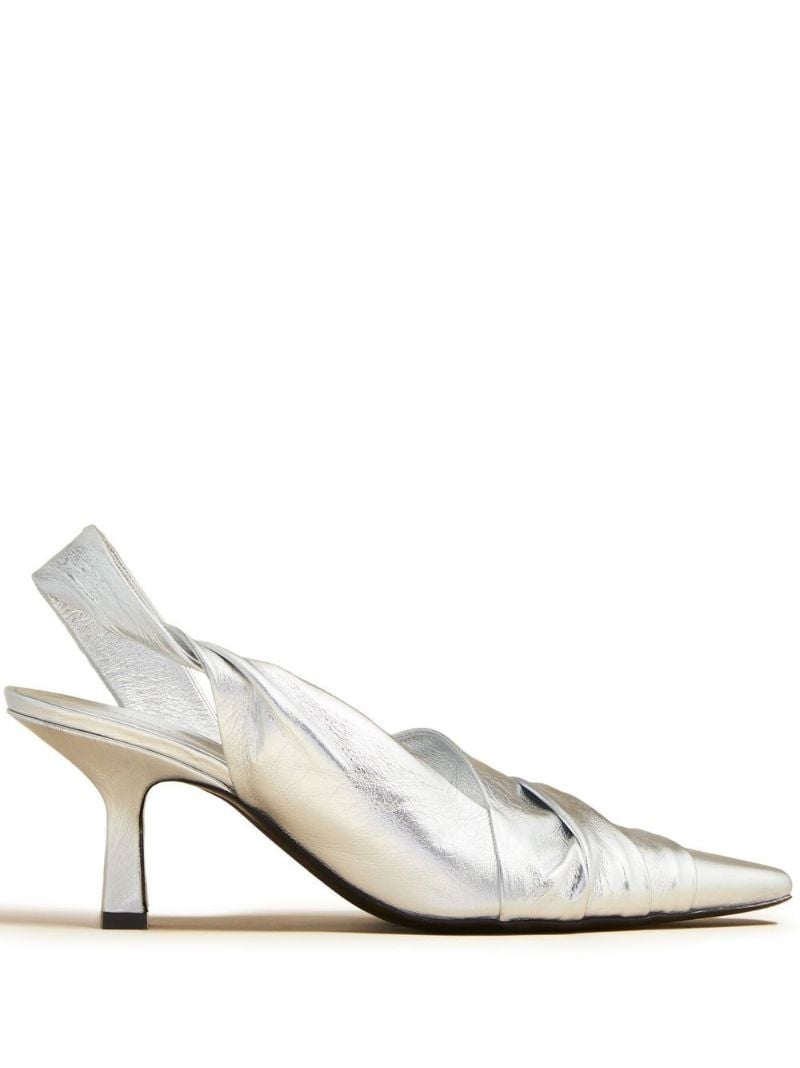 Silver the Water 65 Leather Pumps