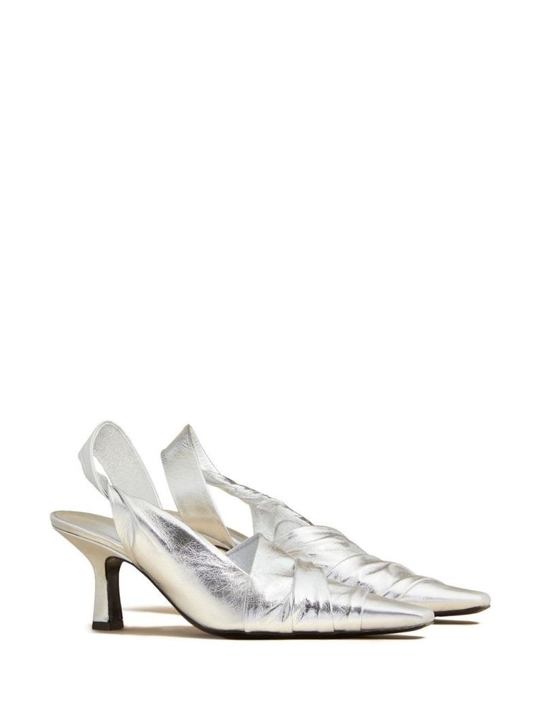 Silver the Water 65 Leather Pumps