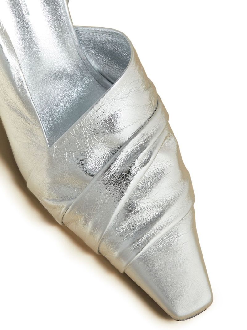 Silver the Water 65 Leather Pumps