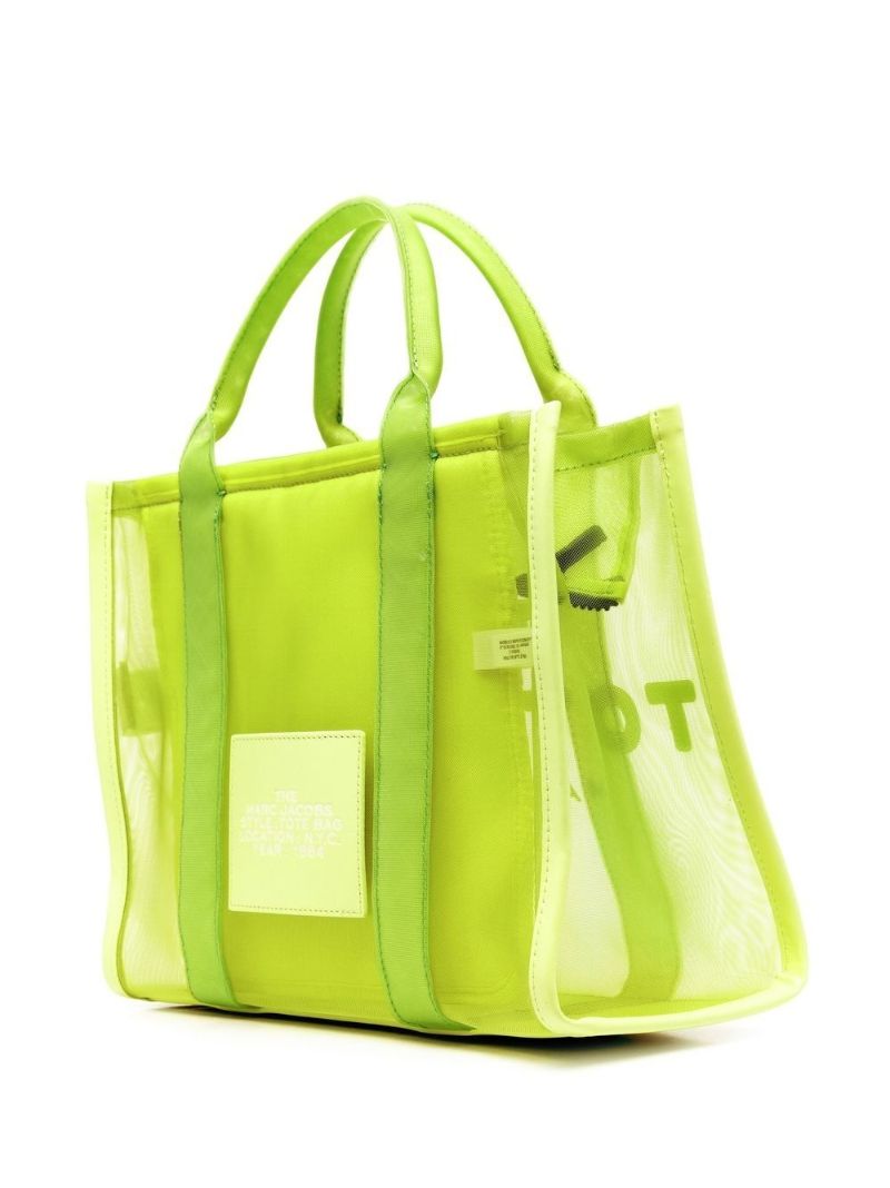 Green Medium the Mesh Tote Bag