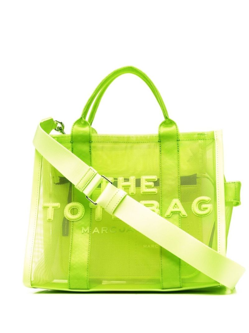 Green Medium the Mesh Tote Bag