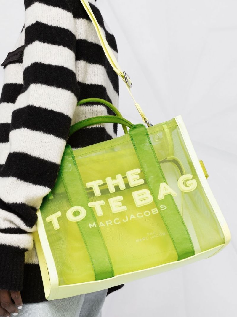Green Medium the Mesh Tote Bag