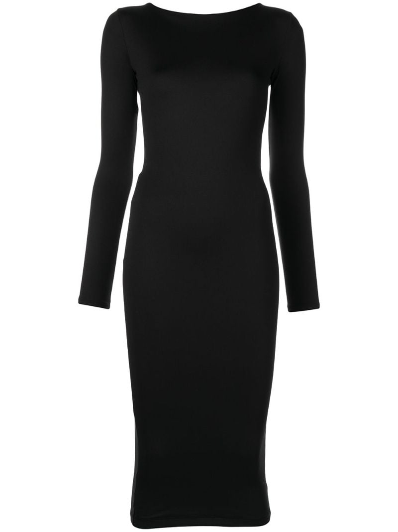 Black Eden Open-back Midi Dress