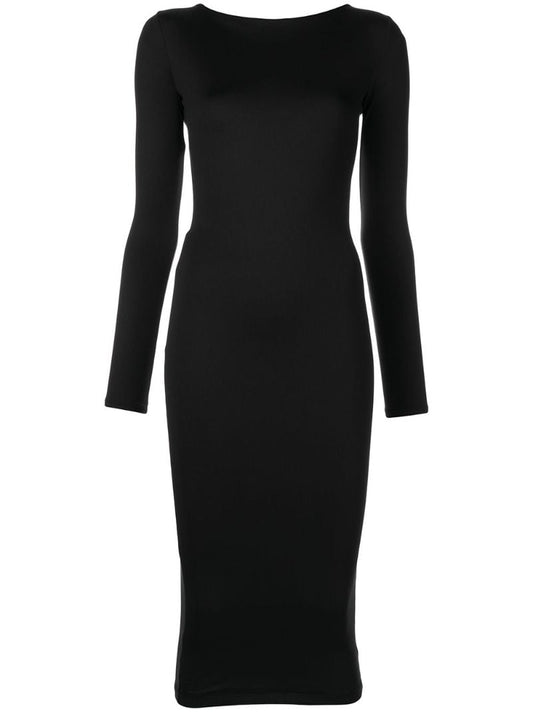 Black Eden Open-back Midi Dress